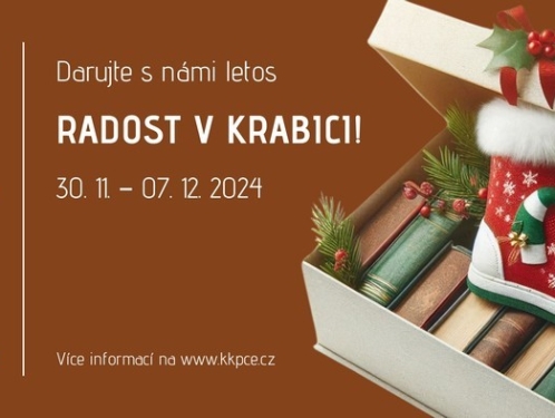 Radost v krabici od bot s knihovnou